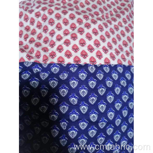 40s Rayon twill spandex printed fabric 145gsm